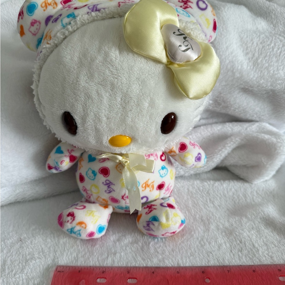 Sanrio Hello Kitty Colorful Plush Toy with Bow